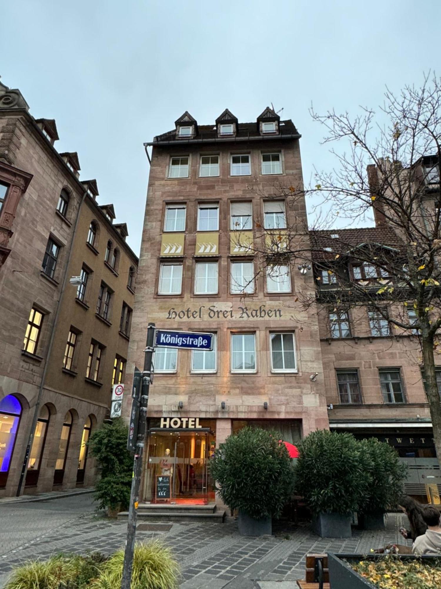 Hotel Drei Raben Nürnberg Eksteriør bilde